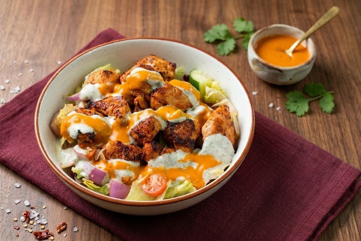 Low Fat Chicken Tikka Salad